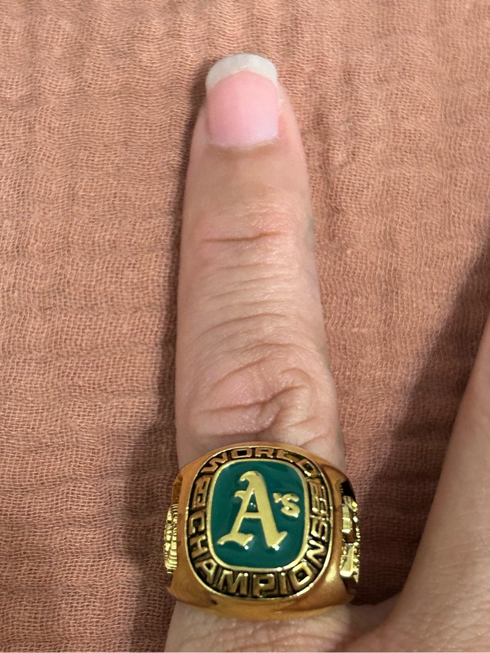 Oakland Athletics 1989 World Champions Commemorative Ring - Picture 10 of 10